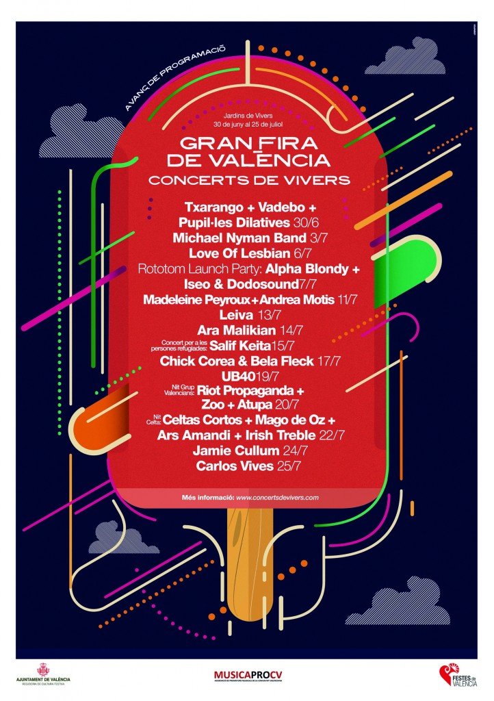 CONCIERTOS DE VIVEROS 2017 GRAN FERIA DE VALENCIA