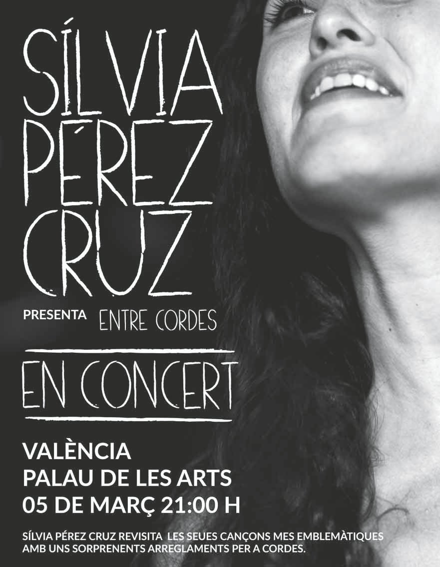 SÍLVIA PEREZ CRUZ A VALÈNCIA presenta Entre Cordes